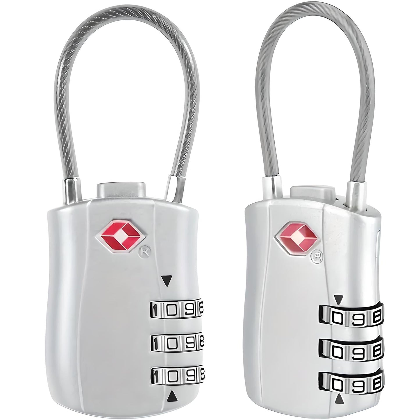 3-Digit Luggage Combination Lock | 2 Pack