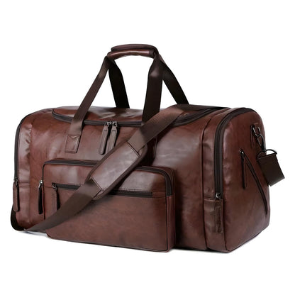 Classy Men’s Leather Duffle Bag